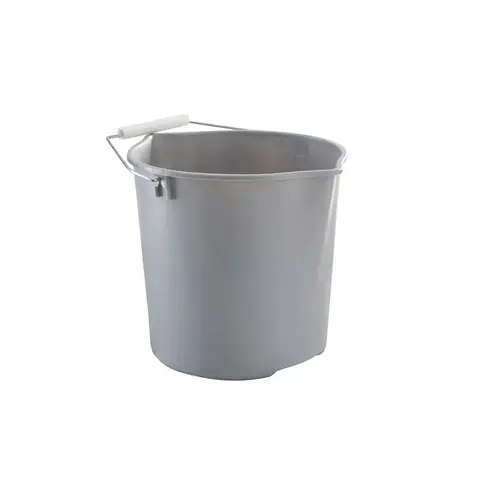 Bucket 11 qt Gray Gray - pack of 6