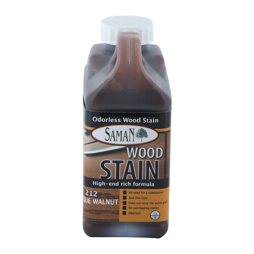 Saman 5950694 Wood Stain Semi-Transparent Antique Walnut Water-Based 32 oz Antique Walnut