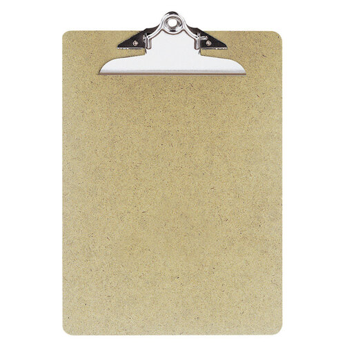 Officemate 991992 Clipboard Letter Size Wood Brown
