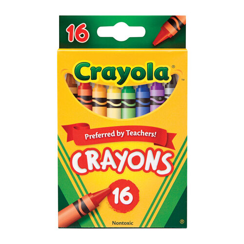 CRAYOLA 52-3016 Crayons Assorted Color Assorted Color