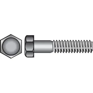 Hillman 5/16-18 in. D X 3-1/2 in. L Stainless Steel Hex Head Cap Screw 50 pk