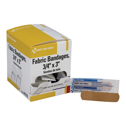 First Aid Only H-119 Fabric Bandages 100 ct