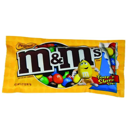 M&M's 10015 Chocolate Candies M&M's Peanut 3.27 oz
