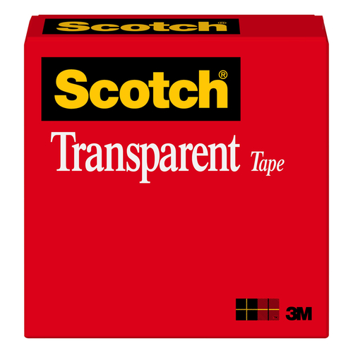SCOTCH 600/6821 Tape 1/2" W X 2592" L Transparent Transparent