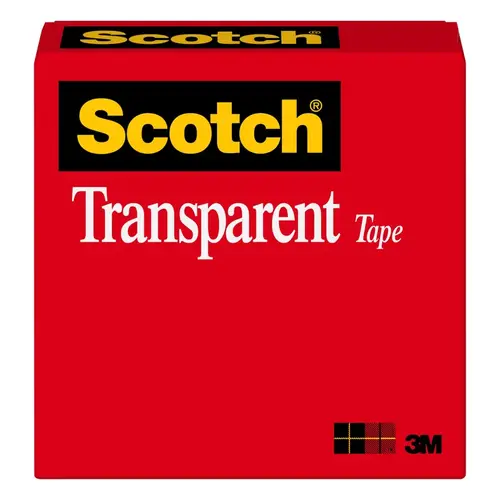 Tape 1/2" W X 2592" L Transparent Transparent