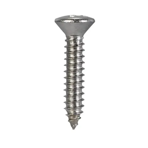 Sheet Metal Screws No. 14" X 1-1/4" L Phillips Oval Head Brown