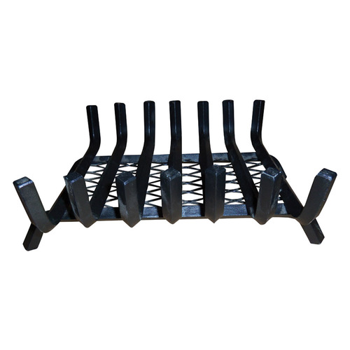 Lynx 49160 Fireplace Grate Black Steel Black