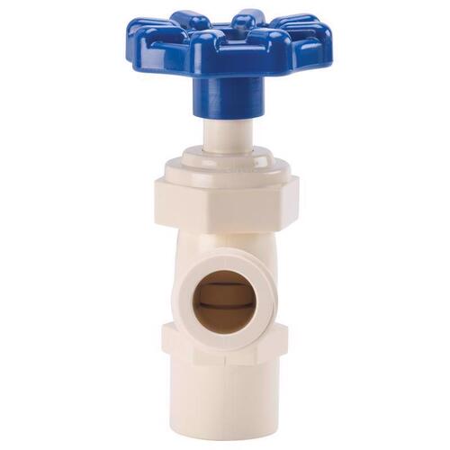 Homewerks VBDCPVE3B Boiler Drain Valve 1/2" X 3/4" CTS x MHT CPVC