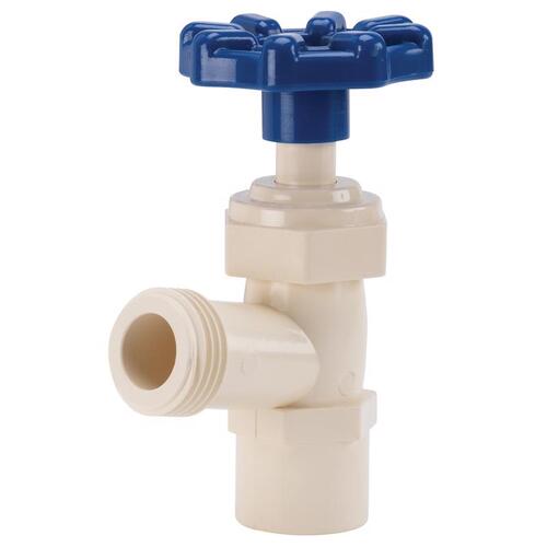 Homewerks VBDCPVE3B Boiler Drain Valve 1/2" X 3/4" CTS x MHT CPVC