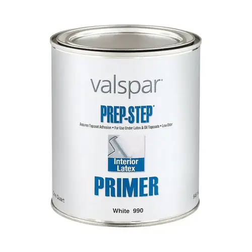 Prep-Step 044.0000.005 Latex Primer, White, 1 qt, Can - pack of 4