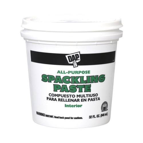 Spackling Paste Ready to Use White 1 qt White