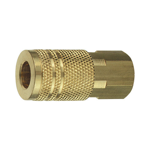 Quick Change Coupler Brass 1/4" FPT 1 - pack of 10