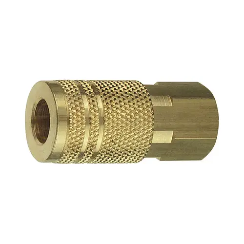 Quick Change Coupler Brass 1/4" FPT 1 - pack of 10