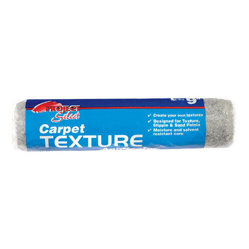 Linzer 13289 Paint Roller Cover Carpet Texture Polyester 9" W X 1/4" Regular Cream