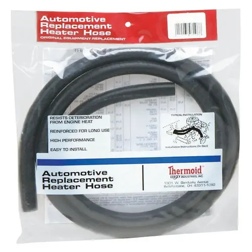 Thermoid 158 Automotive Hose 5/8" D X 6 ft. L EPDM Black