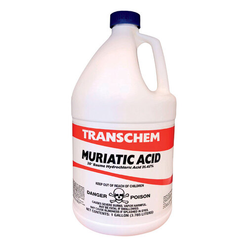 Muriatic Acid 1 gal Liquid - pack of 4