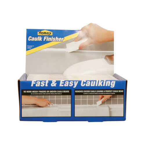 Homax 5600 Caulk Finisher, 8 in L, Plastic, White