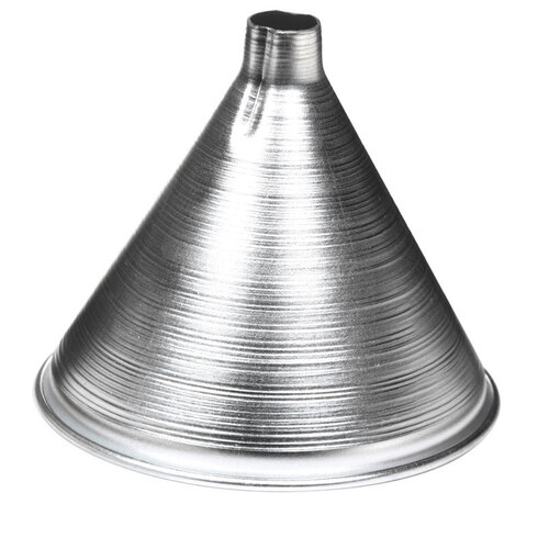 Harold Import 697 Funnel Silver 4" H Aluminum 8 oz Silver