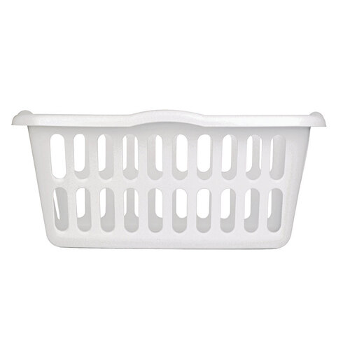 Sterilite 12458012 Laundry Basket White Plastic White