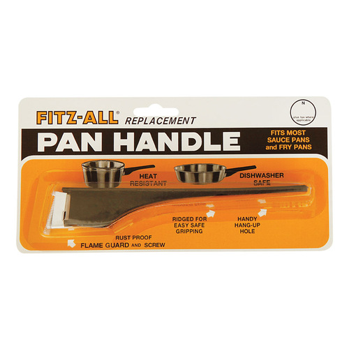 Fitz-All 55712 Replacement Pan Handle Plastic Black Black