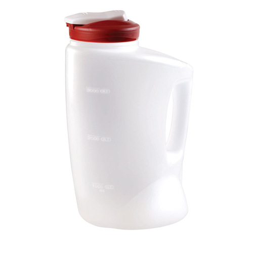 Rubbermaid 2122604 Mixing Bottle 1 gal Clear Clear