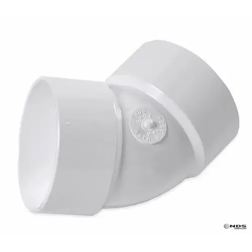 Elbow Schedule 35 3" Hub each T X 3" D Hub PVC