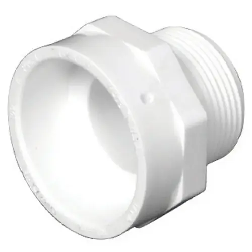 1-1/2 In. Hub x 1-1/2 In. MIP Schedule 40 DWV PVC Adapter