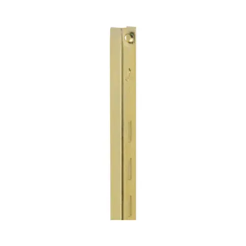 Knape & Vogt 80 BR 36 Bracket Steel Regular Duty 16 Ga. 36" L Brass-Plated