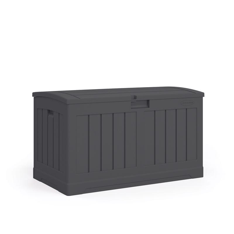 Suncast DB5025P Deck Box 37" W X 22" D Peppercorn Plastic 50 gal Peppercorn