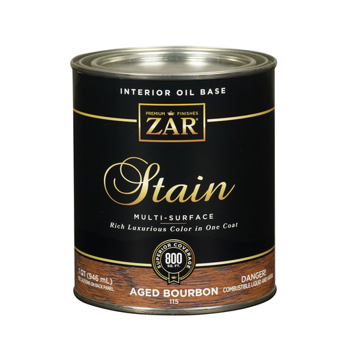 ZAR 11512 Wood Stain, Modern Walnut, Liquid, 1 qt, Can