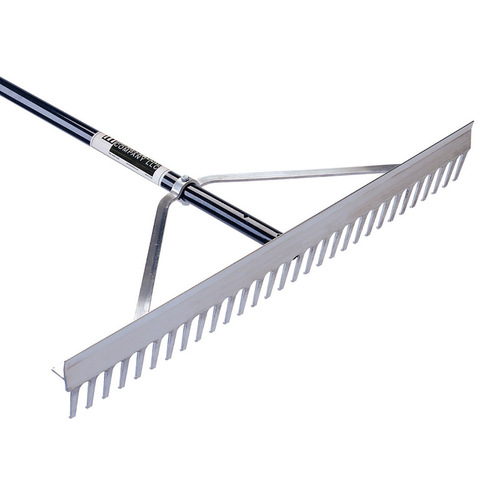 Field Rake S550 Professional 42 Tine Aluminum Aluminum Handle