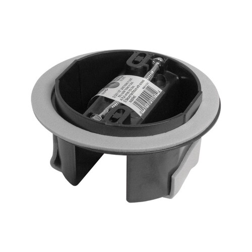 Cantex Ez12cf Rg Junction Box Round Pvc 1 Gang Gray Gray 