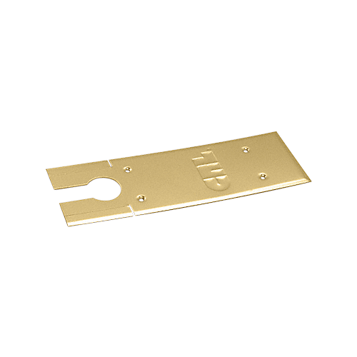 Polished Brass Cover Plate for 8400 Series Floor Mounted Closer