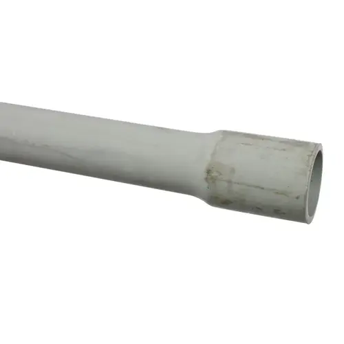 Cantex A53BC12 Electrical Conduit 1-1/4" D X 10 ft. L PVC For Rigid Gray