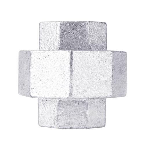 Union 1/2" FIP each X 1/2" D FIP Galvanized Malleable Iron Galvanized