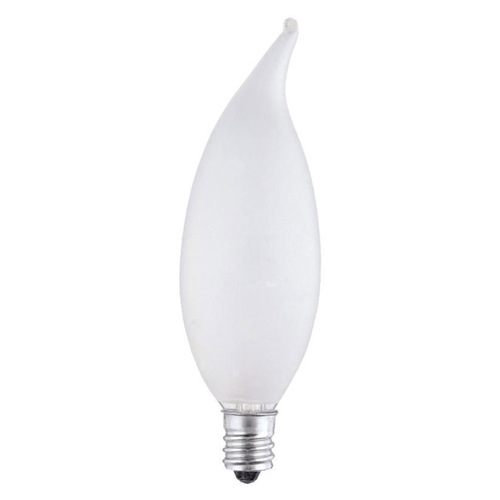 Westinghouse 03779 Incandescent Bulb 40 W CA9 1/2 Decorative E12 (Candelabra) Warm White Frosted