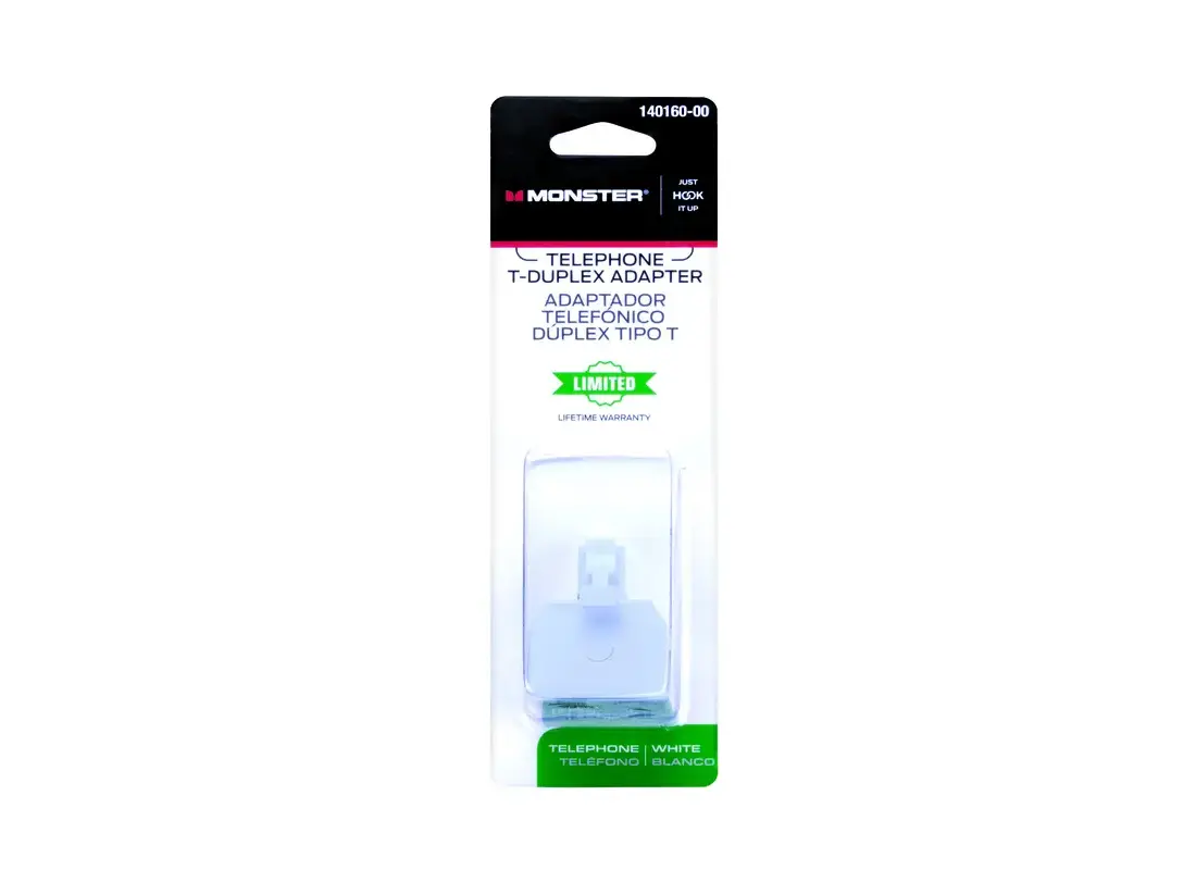 Monster 140160-00-XCP6 Modular Duplex Adapter Just Hook It