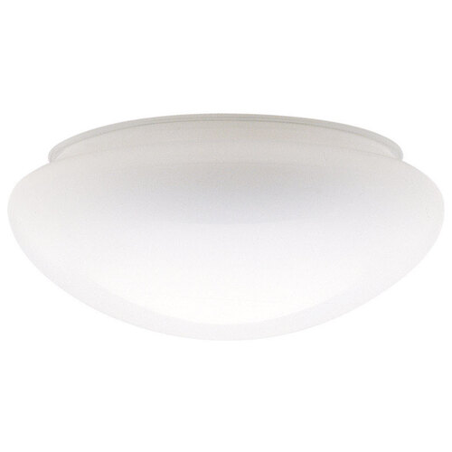 Lamp Shade Mushroom White Glass White - pack of 6