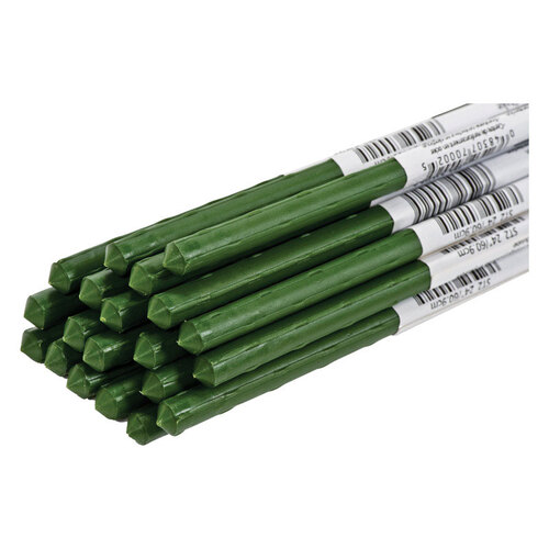 Plant Stake 60" H X 0.5" W X 0.5" D Green Steel Green