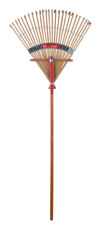 Bond 848 Lawn Rake 61" 25 Tine Bamboo Wood Handle