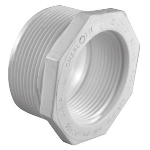 Reducing Bushing Schedule 40 1-1/4" MPT X 1" D FPT PVC