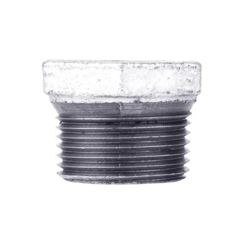 Hex Bushing 3/4" MIP each X 1/2" D FIP Galvanized Malleable Iron Galvanized