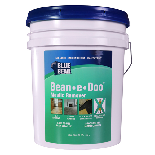 Blue Bear BBRM15GEANDT1 Mastic and Adhesive Remover Beanedoo Liquid 5 gal