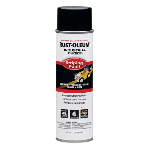 Field Marking Paint Industrial Choice Black 18 oz Black