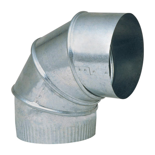 IMPERIAL GV0282C Furnace Pipe Elbow 3" D X 3" D Adjustable 90 deg
