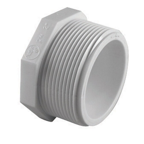 Plug Schedule 40 2" MPT X 2" D FPT PVC