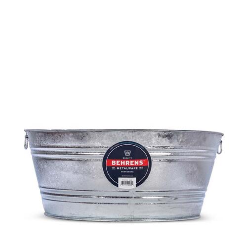 Behrens 7 Tub 35 gal Steel Round Galvanized