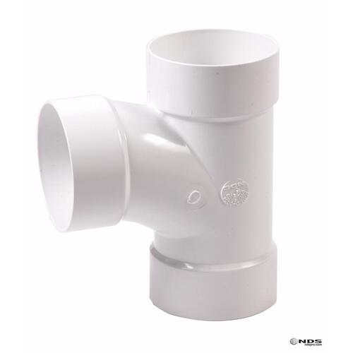 Sanitary Tee Schedule 35 4" Hub each X 4" D Hub PVC