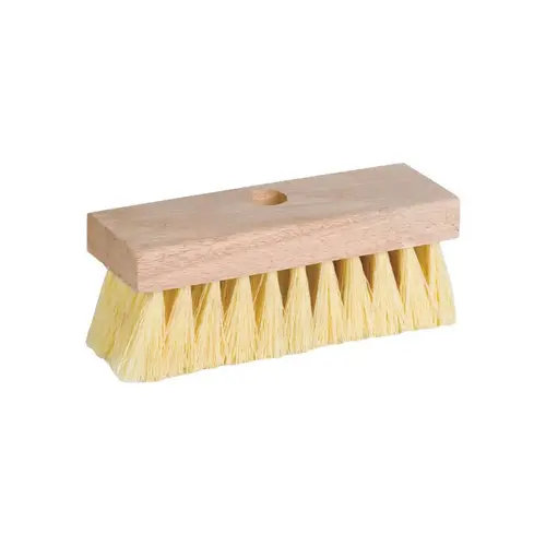 DQB 11958 Roof Brush 7" W Wood Handle Natural