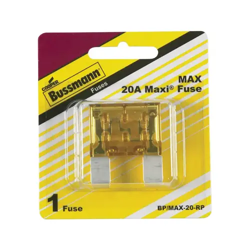 Blade Fuse 20 amps MAX Yellow Yellow